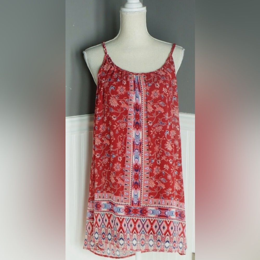 Hollister Red Floral Camisole